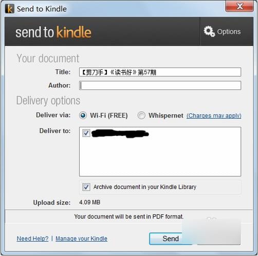 send  to  kindle  for  pc