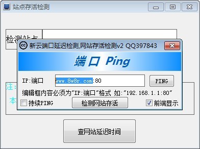 新云端口延迟检测软件