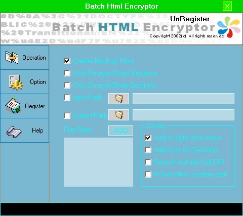 Batch  Html  Encryptor(网页加密工具)