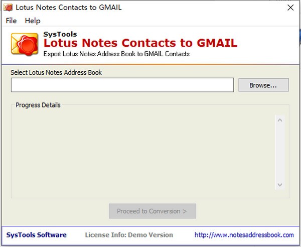 Lotus  Notes  Contacts  to  Gmail(邮箱迁移工具)