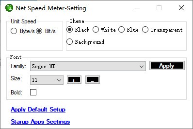 Net  Speed  Meter(网络监测工具)