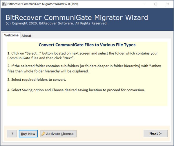 BitRecover  CommuniGate  Migrator  Wizard(邮件迁移工具)