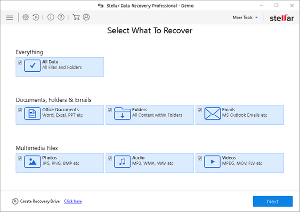 Stellar  Data  Recovery  Professional(数据恢复)