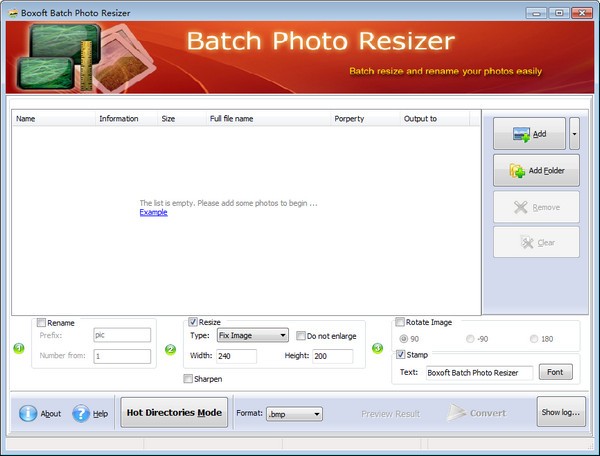 Boxoft  Batch  Photo  Resizer(图像处理软件)