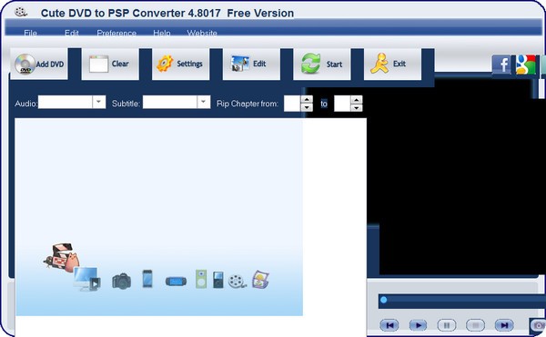 Cute  DVD  to  PSP  Converter(DVD转换工具)