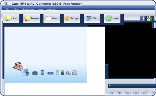 Cute  MP4 to  AVI  Converter(视频转换工具)