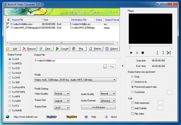 Boilsoft  Video  Converter(视频转换器)