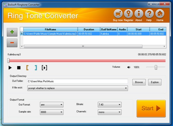 Boilsoft  RingTone  Converter(音频转换工具)