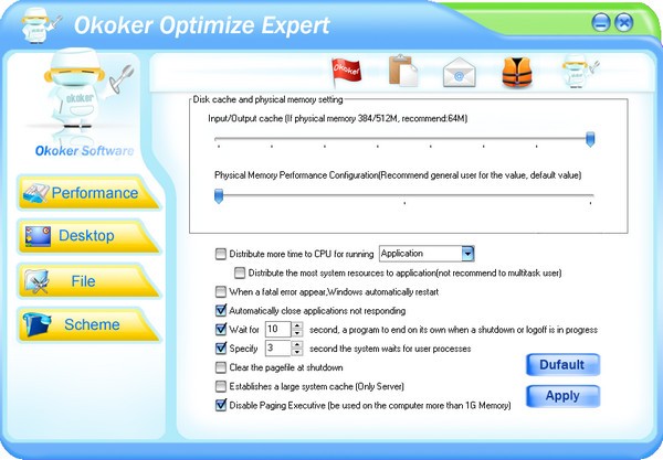 Okoker  Optimize  Expert(注册表优化工具)