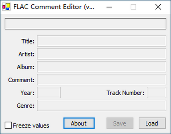 FLAC  Comment  Editor(flac音乐tag标签修改器)