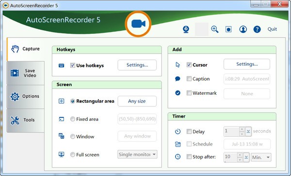 AutoScreenRecorder  5(屏幕录制工具)