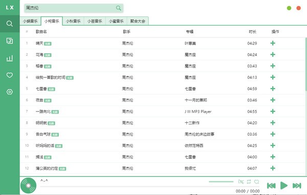 LX  Music(音乐播放器)