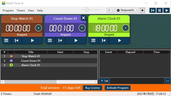 Programming  Multi  Timer(多功能计时器)