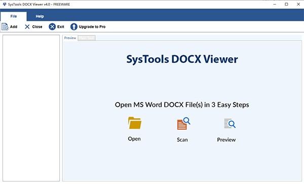 SysTools  DOCX  Viewer(文件查看工具)