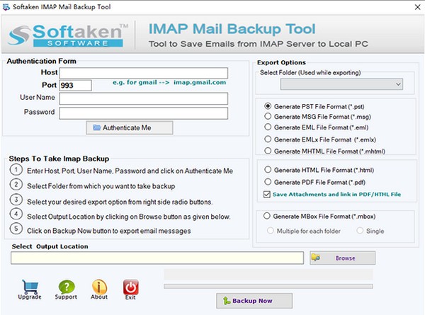 Softaken  IMAP  Mail  Backup  Tool(邮件备份工具)