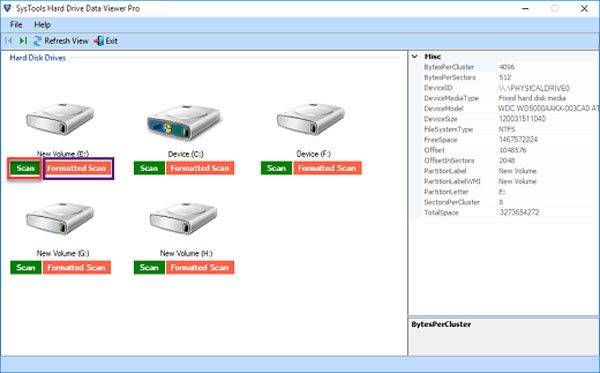 SysTools  Hard  Drive  Data  Viewer  Pro(文件恢复工具)