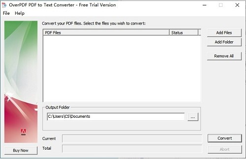 OverPDF  PDF  to  Text  Converter(PDF转TXT转换器)