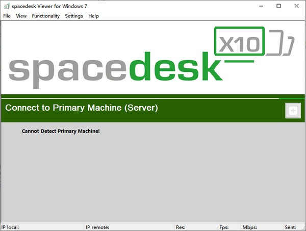 Spacedesk  Viewer(扩展无线显示器)