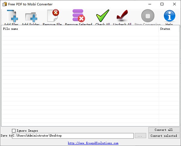 Free  PDF  to  Mobi  Converter(PDF文件格式转换工具)