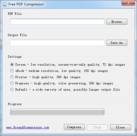 Free  PDF  Compressor(PDF压缩软件)