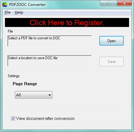 PDF2DOC  Converter(PDF转换工具)