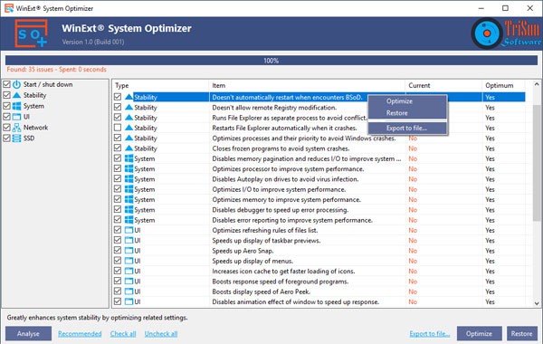 WinExt  System  Optimizer(电脑系统优化工具)