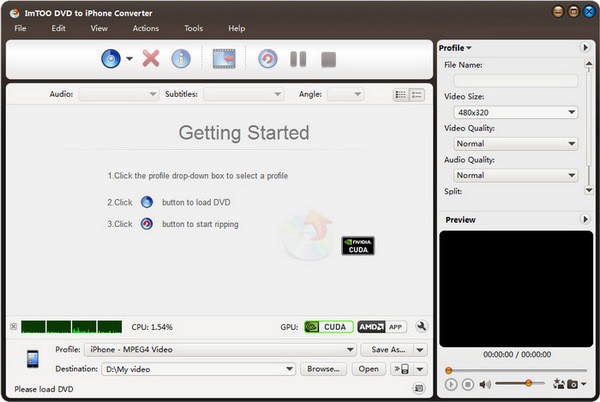 ImTOO  DVD  to  iPhone  Converter(DVD转iPhone转换工具)
