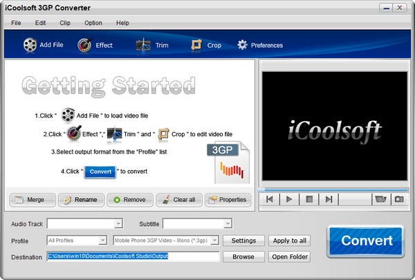 iCoolsoft  3GP  Converter(3GP转换器)