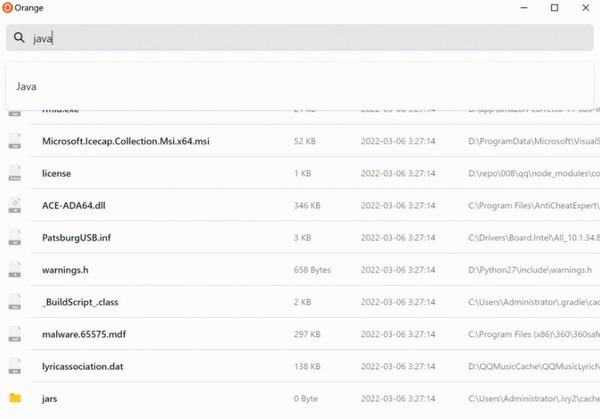 Orange(跨平台文件搜索软件)