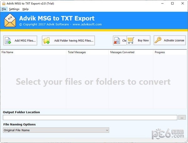 Advik  MSG  to  TXT  Export(MSG转TXT工具)