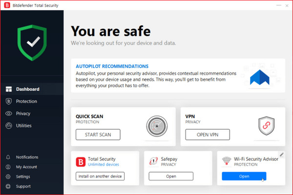 Bitdefender  Total  Security  2019