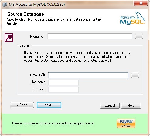 Bullzip  MS  Access  To  MySQL(Access转MySQL工具)