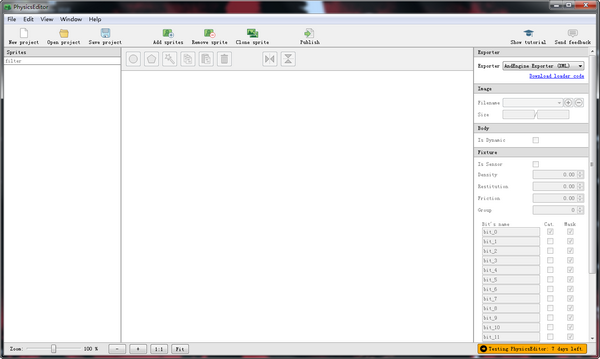 PhysicsEditor(游戏物理引擎开发)