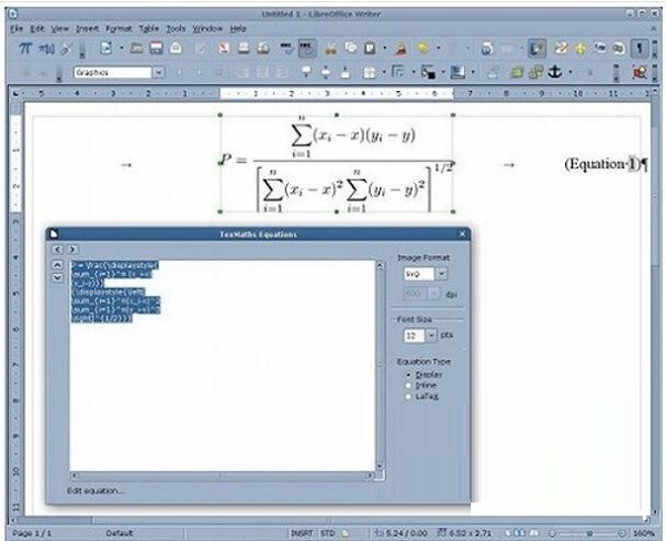 TexMaths(LaTeX公式编辑器)