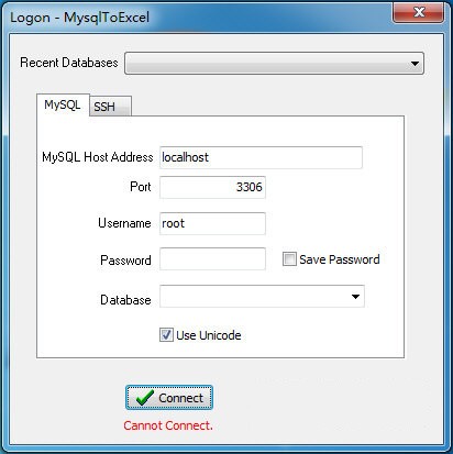 MysqlToExcel(Mysql数据信息导出工具)