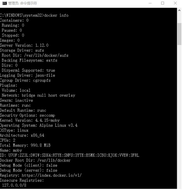 Docker  for  Windows