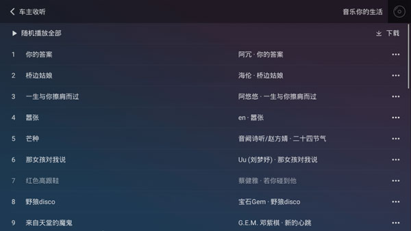 QQ音乐车机版官方版