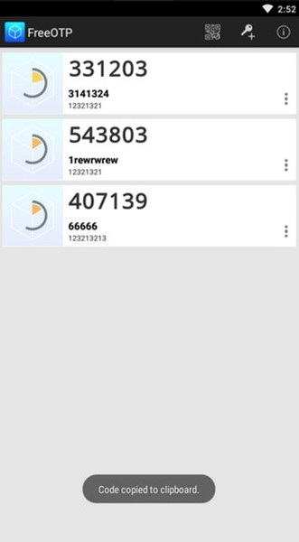 FreeOTP 安卓版v2.0.5